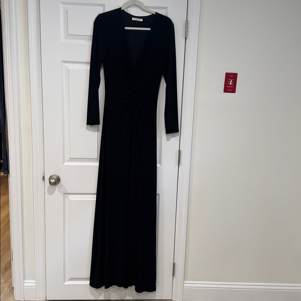 Halston Heritage Black Long Sleeve Dress